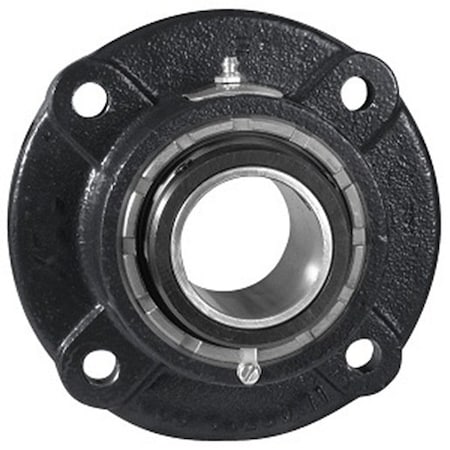 Rexnord Flange Block Bearing; 4 Bolt Round Flange Block; 2-7/16 in. Bore; 6.8 in. Bolt Circle Diameter MB2207